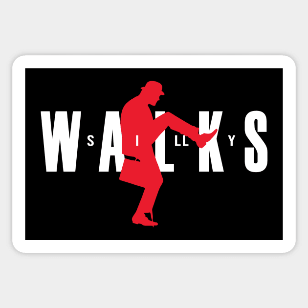 Silly walks Sticker by Tronyx79